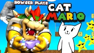 Bowser plays: CAT MARIOOO!!! ft. Moyai Gaming