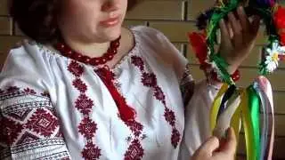 Украинский венок .Символика лент в Украинском венке