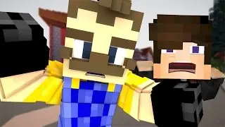 СОСЕД ПЕРВАЯ ВСТРЕЧА С ДЕТЬМИ! ПРИВЕТ СОСЕД В МАЙНКРАФТЕ! HELLO NEIGHBOUR IN MINECRAFT ROLEPLAY