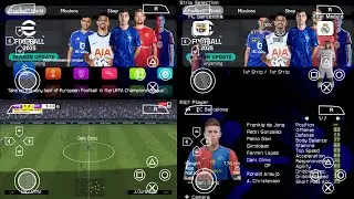Play eFootball PES 2025 PPSSPP English Version New Kits 2024/25 Real Faces & Latest Transfer