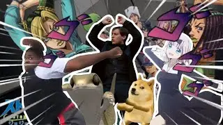 Everybody vibing to Jolyne's theme
