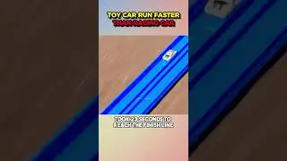Can A Toy Car Go Faster Than A Race Car When Going Downhill? #shorts