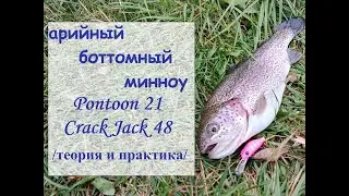 арийный боттомный минноу Pontoon 21 Crack Jack 48 (теория и практика)