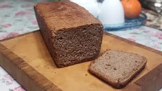 Простой и ленивый ржаной хлеб на закваске ( ЛевитоМадре, переведёная в 100% влажность)