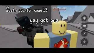 Trolling people using death counter (Roblox) ||The strongest battlegrounds||