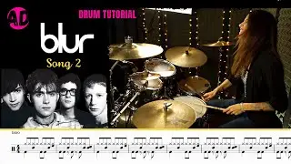 Blur - Song2 - Drum Cover (Drum Score)