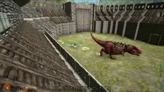 ARK  Survival Evolved - Arena Battles 214 Rex vs 235 Beaver!