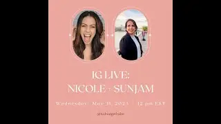 Nicole Victoria goes live with star student, Sunjam!