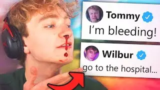 TommyInnit Starts BLEEDING While Streaming...