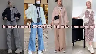 Inspirasi OOTD hijab remaja kekinian