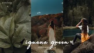 How to edit Deep Green tone in lightroom application | color grading Tutorial | FREE DNG Preset 