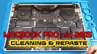Cleaning and Thermal Paste Replacement on Apple MacBook Pro Mid 2015