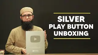 Shaz Khan - YouTube Sliver Button Unboxing