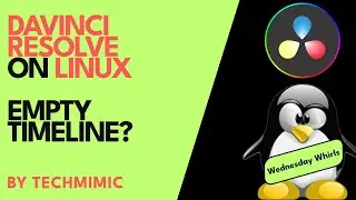 How to solve MISSING video in DAVINCI RESOLVE on LINUX (Empty or blank timeline)