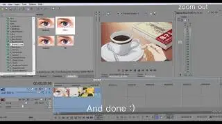 SONY VEGAS PRO TOTURIAL (ZOOM IN, OUT, SCREEN PUMP) #1