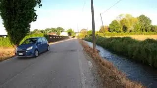 70 min 4K video running in dirt road at early morning slow run treadmill virtual walking