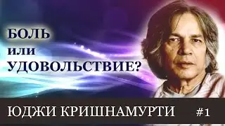 Боль или удовольствие? Юджи Кришнамурти #1