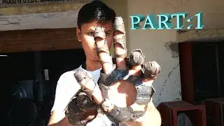 RAW FOOTAGE OF MY METAL IRON MAN SUIT FROM YEAR 2015 (PART 1)