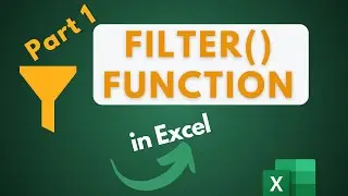 Master Excel Filtering - FILTER Function Explained in Detail - Part 1 #excel #filter #function