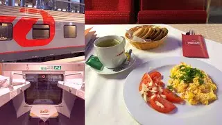 Strasbourg - Berlin with Russian EuroNight Train Paris - Moscow Поезд Париж - Москва