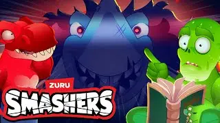 NEW!! Spooky Shark Tales of Sharkula 🦈🧛‍♂️ @Smashers Dino Animated Stories 🦖 Dinosaur Kids Cartoons