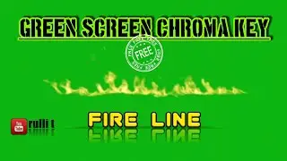 Green Screen - FIRE LINE animation 🔊