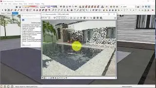 Setting vray material air bergelombang