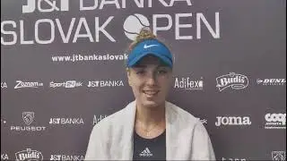 J&T Banka Slovak Open 2024 - Rozhovor s Katarinou Stresnakovou