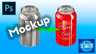 How to make an easy and quick mockup with Photoshop! Step by step! 🎨📷🥫