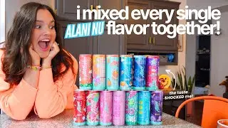 I MIXED EVERY SINGLE FLAVOR OF ALANI NU TOGETHER! 👀 (the results surprised me)