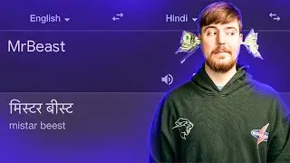 MrBeast in different languages meme