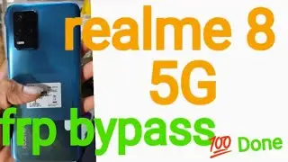 realme 8 (RMX3241) frp bypass no need pc,tool,wifi