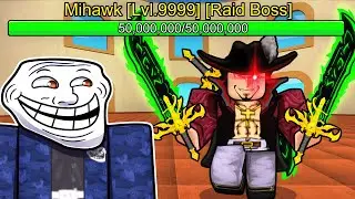 The SECRET RAID BOSS In Blox Fruits..