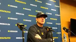 Jim Harbaugh Press Conference vs OSU