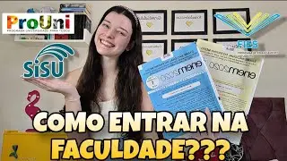 COMO USAR A NOTA DO ENEM PARA ENTRAR NA FACULDADE l Como funciona o Sisu, Prouni e Fies!!!