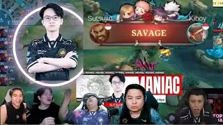 Savage Pertama MPL S14 RRQ Sutsujin ,Reaksi streamer RRQ Sutsujin Savage