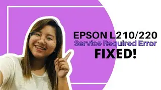 HOW TO: Fix Epson L210/L220 Red Light Blinking  Error | Step-by-Step Tutorial