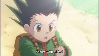 HunterXHunter Gon and Mito Pinky Promise - Seal with a Kiss