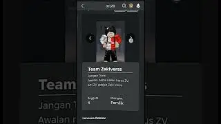 TUTORIAL JOIN 💫|| #zakiverss #fypシ゚viral #robloxedit #bismillahviwersnaik #membership