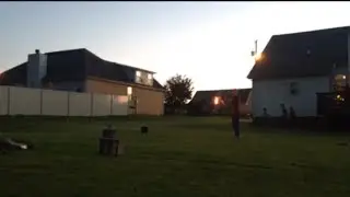 Vlog-SHOOTING A FLAMING ARROW INTO A FIRE PIT!