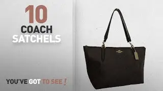 Top 10 Coach Satchels For Women: Coach Signature AVA Tote Purse Shoulder Bag Handbag