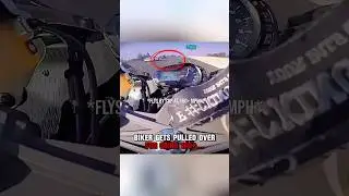Biker pulled over at 160+ mph‼️🤯