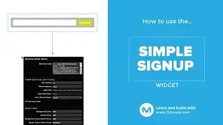 Mailchimp widget for Adobe Muse, from 