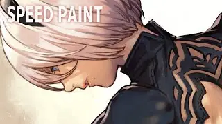 speed paint - yorha no.2 type b NieR_ Automata