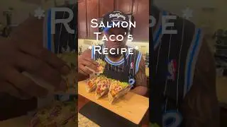 Spice up your feed with these delicious salmon tacos! 🌮🐟 #shorts #Foodie #SalmonTacos #TacoTuesday