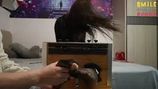 豆豆黑丝裸足十分钟TK体验 Asian Girl Doudou Black Stocking Tickle Video