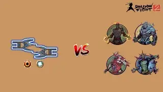 Shadow fight 2 КАТАРЫ + ЯРОСТЬ БУРИ VS БОССОВ ПОДЗЕМЕЛЬЯ 1-ГО ЯРУСА