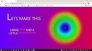 Rainbow Circle Animation | How to make Rainbow Circle By CSS | Allustrode