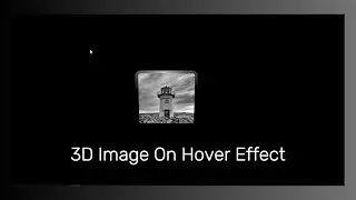 3D image on hover effect with HTML and CSS