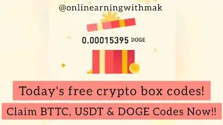 Today Crypto Box BNB, BTTC & USDT Codes | Claim Binance Free Crypto Box Codes NOW! 
